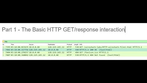 Part 1 - Basic HTTP GET/response interaction ( HTTP lab (Wireshark)) | Computer Networking