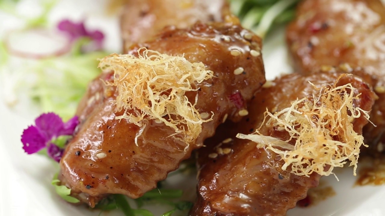 SongCho CHEF DEMO Wasabi Braised Chicken Wings (Ideal Wok) YouTube