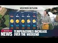Temperatures increase over the weekend _ 053119