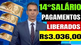🚨 SPECTACULAR NEWS! GOVERNMENT RELEASES PAYMENT OF THE 1ST INSTALLMENT OF R$3,036 FOR THE 14TH SA...