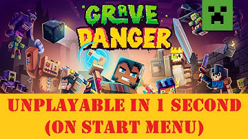 Soft Locking Grave Danger Under 1 Second | Minecraft marketplace map