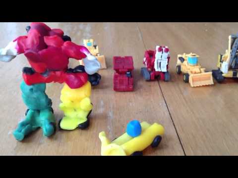 Transformers, Devastator z plasteliny - animacja stop motion
