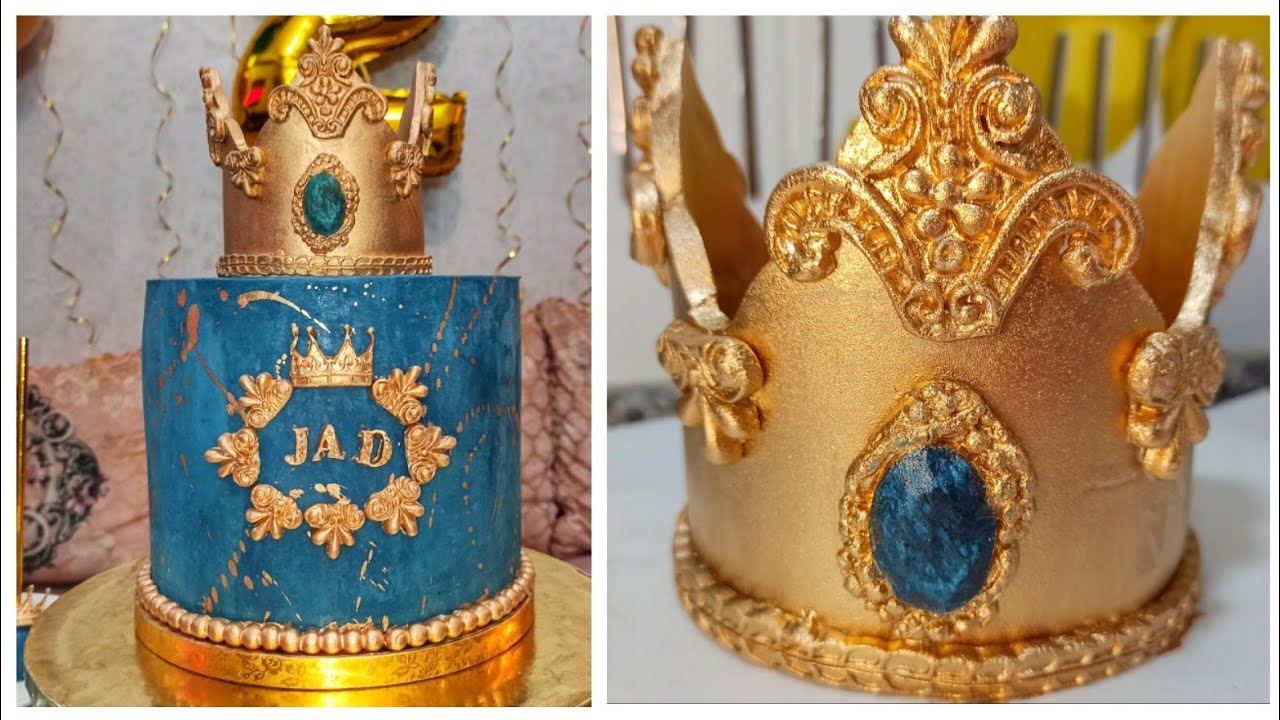 أسهل طريقة لعمل تاج بدون طابع اوقالب سيليكون Crown tutoriel