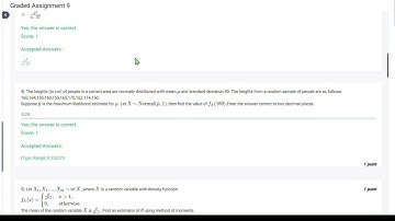 Statistics 2 Week 9 G A   IITM Bs degree Data Science #ctnotes#iitm#iit #datascience#shorts