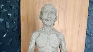 The Beautiful Beggar Sculpture Making It Seems Like A Living Human Bhaskar Sculpture