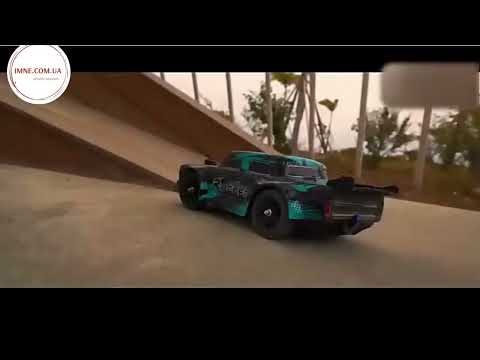 Гоночный дрифт автомобиль спорткар на р/у мальчику Игрушечная машинка для шоссе 1:16 36 км/ч 4WD свет пар Blue, видео 1