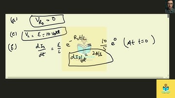 [Physics] SSM In Fig.   the battery is ideal and   and   Switch   is closed at time   Just afterward