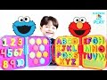 Sesame Street Toys On the Go Letters and Numbers