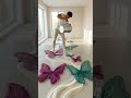 3D Butterfly Floor Installation #epoxyfloor #interiordesign #roommakeover #butterfly