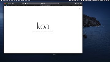 koa로 RESTful API 만들어보기