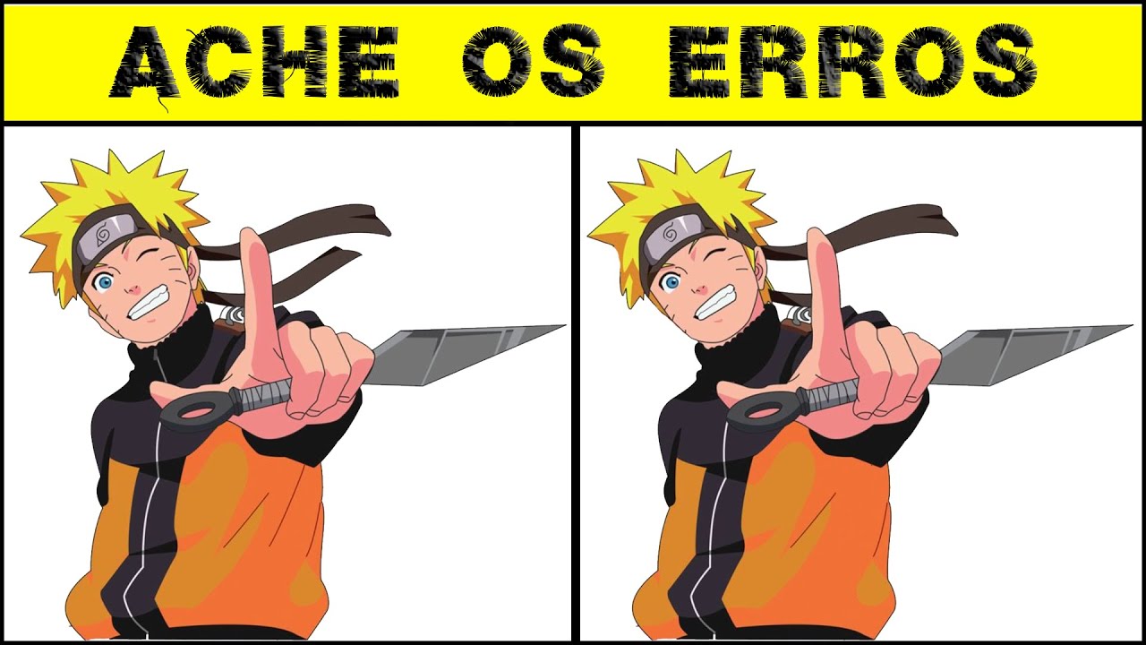 Passatempo: Jogo dos 7 erros  Naruto Shippuden Online Amino