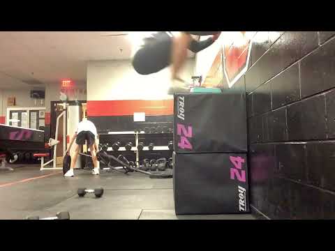 Accentuated Eccentric Loaded Box Jump