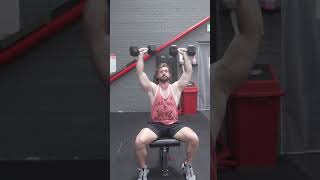 Dumbbell Seated Shoulder Press