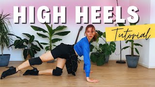 Easy Heels Dance TUTORIAL | TOP 5 floor Work Moves + Choreography