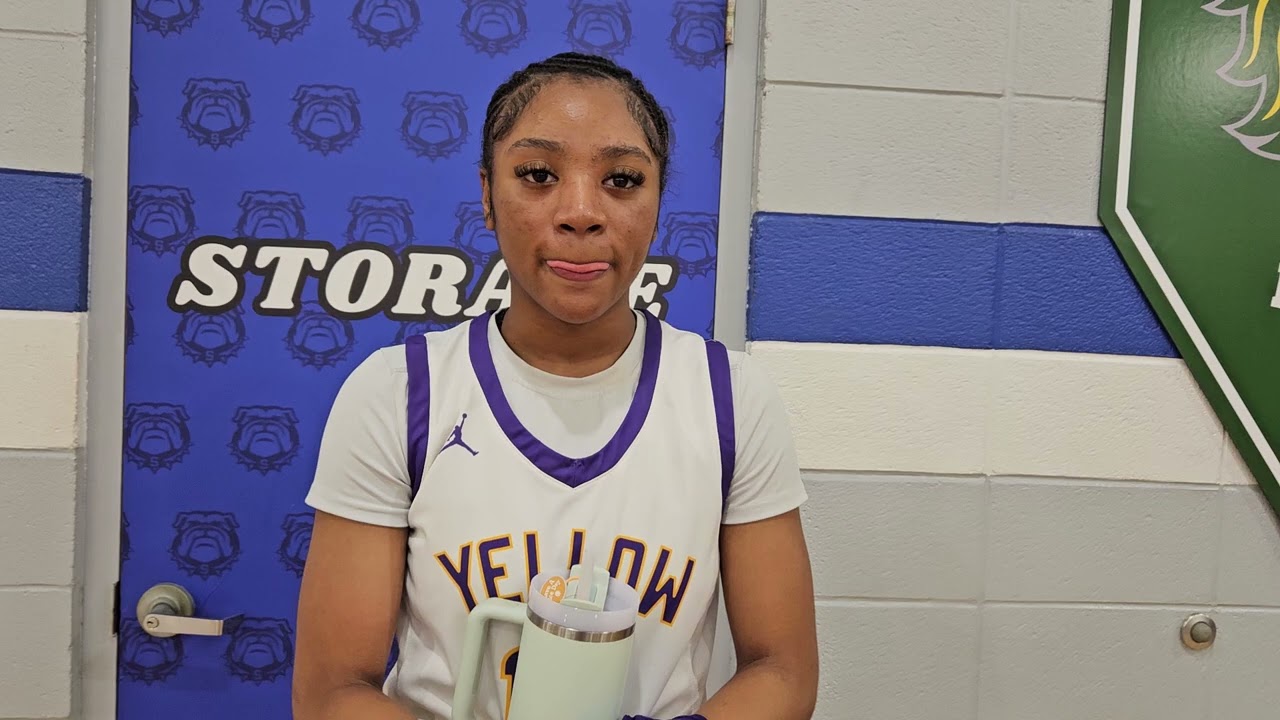 Denham Springs' Kennedi Lindsey talks about their win over Doyle in the parish tourney on Dec. 12.