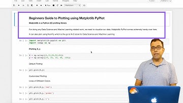 The Matplotlib tutorial - Using PyPlot Visualization - Data Science and Machine Learning with Python
