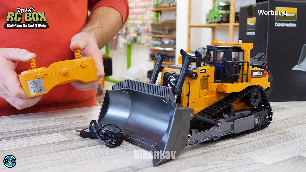 Metal RC Wheel Loader G485E SE Petrol by Amewi | Unboxing & First Test -  YouTube