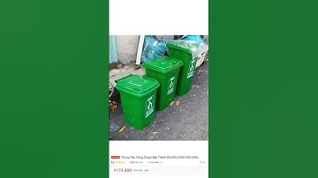 Review thùng rác nhựa đa dạng kích thước cho gia đình | Bán hàng 69