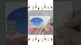 INSPIRED Goldilocks & The 3 Bears Lawn Fawn Den Sweet Den Christmas Card Scene #shorts