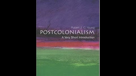 Post Colonialism A Very Short Introduction