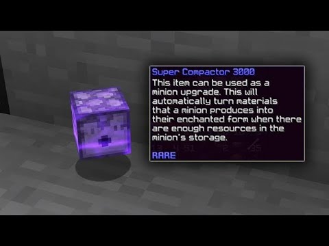 HOW TO MAKE SUPER COMPACTOR 3000 IN HYPIXEL - YouTube
