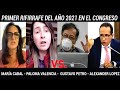 PRIMER RIFIRRAFE DEL 2021 - PALOMA VALENCIA Y MARIA CABAL CONTRA GUSTAVO PETRO Y ALEXANDER LOPEZ.