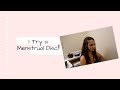I Try a Menstrual Disc for the First Time