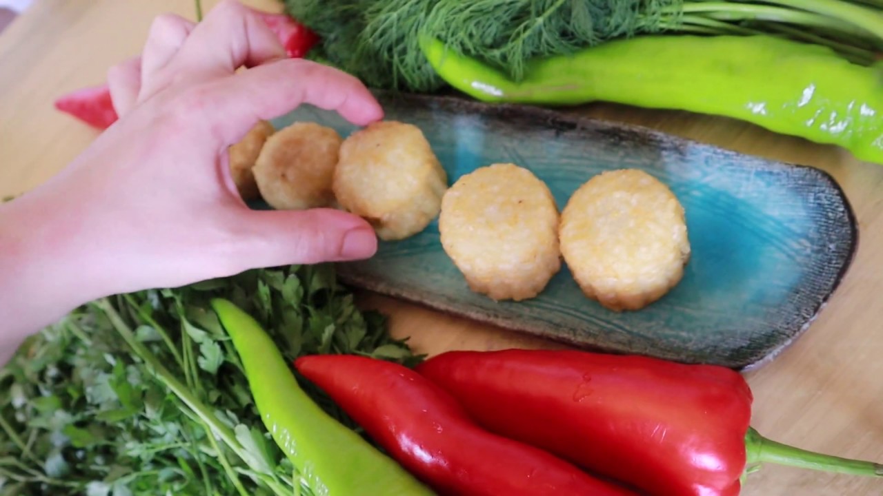 How to make Crispy rice balls gluten free أطيب كبة رز كريسبي YouTube