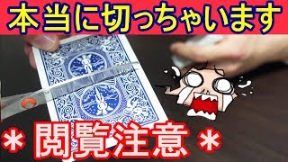 Revealing the Trick] I actually shuffle the cards! [Sorry, cards