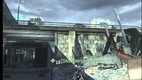 Unexpected throwing knife kill (Modern warfare 3)