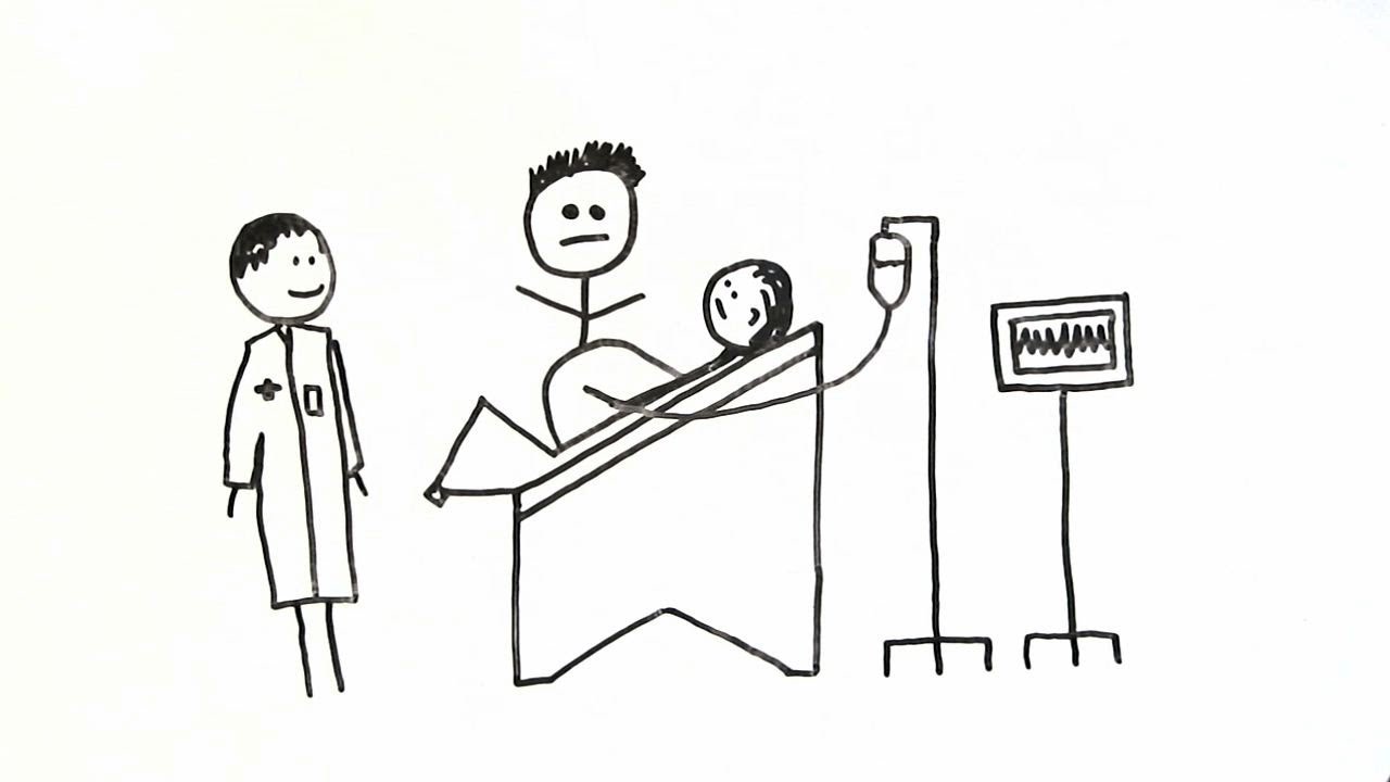 Как рождение ребёнка меняет вашу жизнь (пояснительное видео с использованием анимации на белой до...