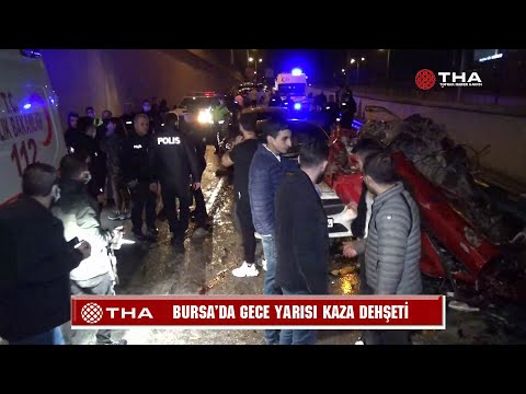 Bursa'da 7 araçlı zincirleme kaza, ortalık savaş alanı...