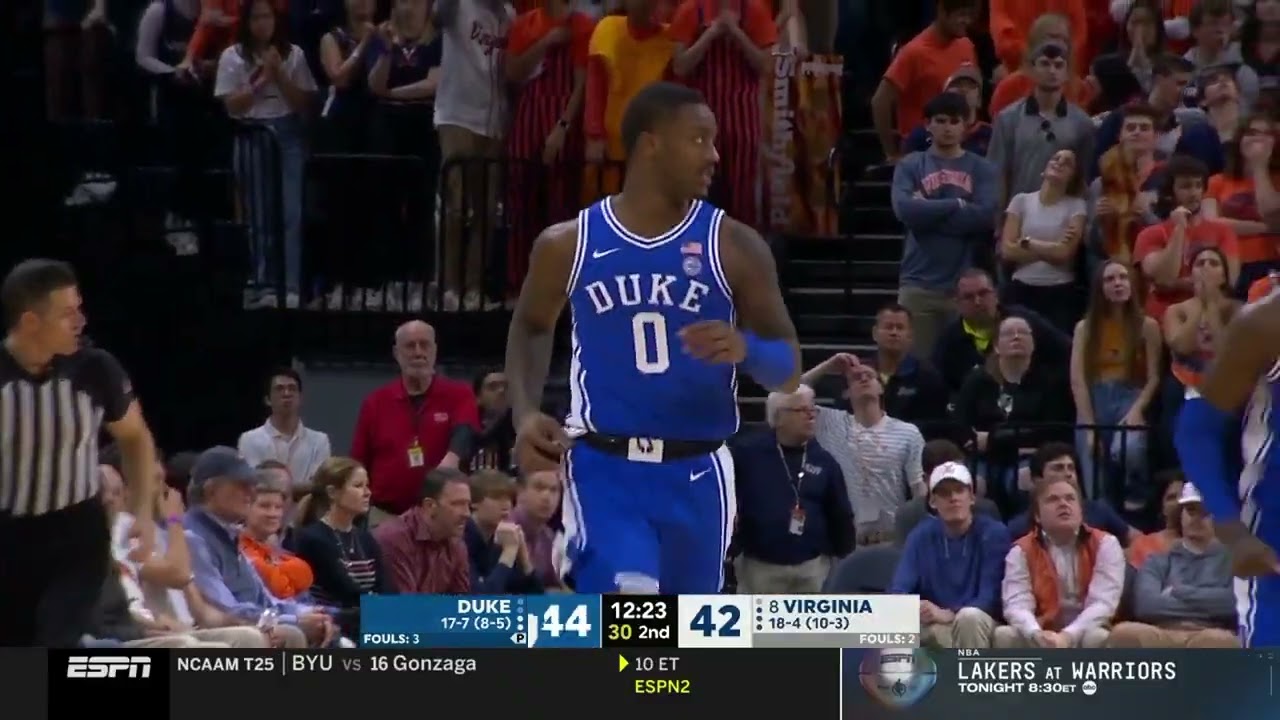 Dariq Whitehead 2022-2023 Season Makes - Duke Blue Devils - NCAA