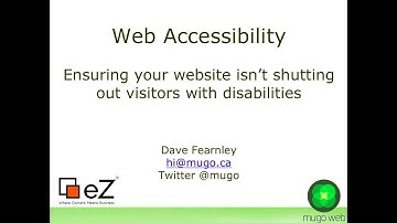 Web Accessibility - Making Your Website Accessible to Visitors with Disabilities