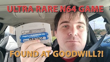 ULTRA Rare N64 Game FOUND at Goodwill?!