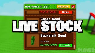 🔴LIVE | GROW A GARDEN NEW STOCK, WEATHER! & NEW EGGS 24/7! (ROBLOX LIVE)
