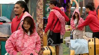 Yung DSA gifts a pink hoodie to Arishfa Khan and shares a cute hug in the washroom