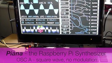 Piana - the Raspberry Pi Synthesizer - Filters and Modulation