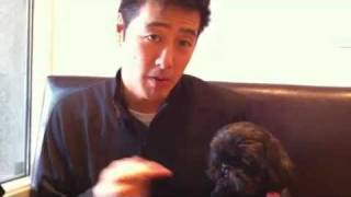 Larry Chiang Interviews an Live Handpuppet Named Baxter