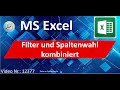 Filterergebnisse gezielt auf Spalten begrenzen – mit FILTER &amp; SPALTENWAHL | #Excel #tips  12377