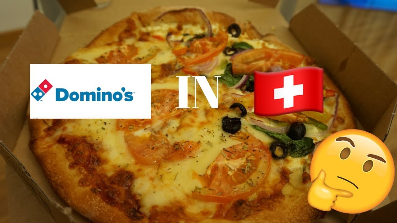 Trying Domino's Pizza in Switzerland!!! YouTube