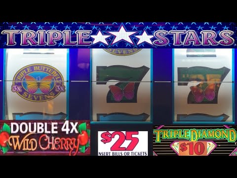 Jackpot! Handpay! High Limit Slots! Butterflies love me! $25 Triple Butterfly 7s + Double 4x Cherry!