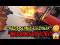 "HABIS SEMUA TERB4KAR" BESARNYA API! ABANG & AKAK BOMBA KELUAR KES | KEBAK4RAN LORI |