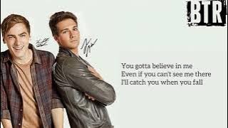 Big Time Rush - You're Not Alone (Lyrics)