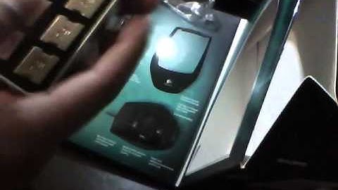 Logitech G9x Unboxing