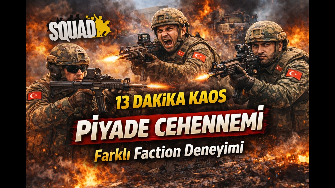 Squad’ta 13 Dakika Piyade Kaosu | Farklı Faction Deneyimi