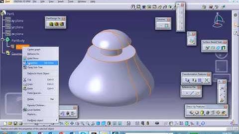 CAD, Video 7 of 7, FR Shaft Groove Boolean, Catia v5, Nader G Zamani