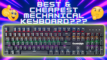 Cosmic Byte Mechanical Keyboard CBGK 12 neon unboxing & review | Tech aur Hum |