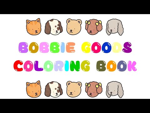 BOBBIE GOODS Coloring books♡ 