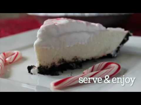 White Chocolate Peppermint Pie